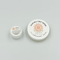 お求めやすい価格に＜HARIMA S&K HERB＞ うるつやハーブ・バーム コラボアイテムセット　ひまわりのような笑顔に レギュラー＆プチのお得なセット