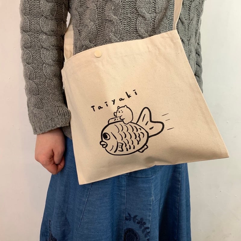 ⑨ ゆきそら ふっくら丸みのトート＆小さいサコッシュ 2点 さきまるちゃんコラボ♡キラキラビジュー2wayショルダーバッグ