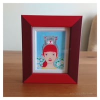 「Girl and Cat」三浦由美子 原画作品