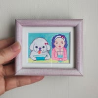 「ドリンクタイム」三浦由美子 原画作品