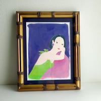 ぼんやりする女　三浦由美子原画作品