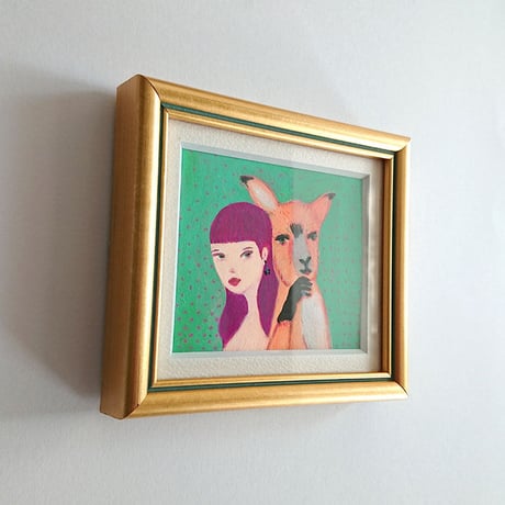 「相棒」三浦由美子 原画 ミニフレーム作品
