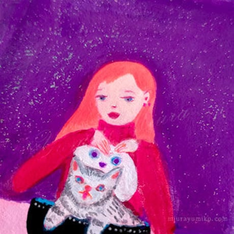 「With a Cat」三浦由美子 原画作品
