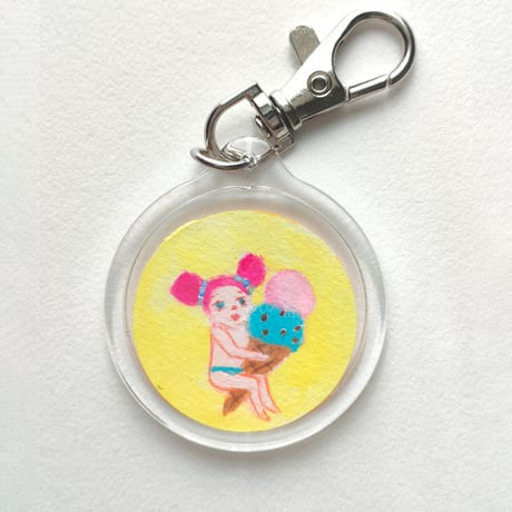 ハローキティ♡激レア♡かつみ♥さゆり×HKアクリルキーホルダー♡ ハローキティ♡激レア♡かつみ♥さゆり×HKアクリルキーホルダー
