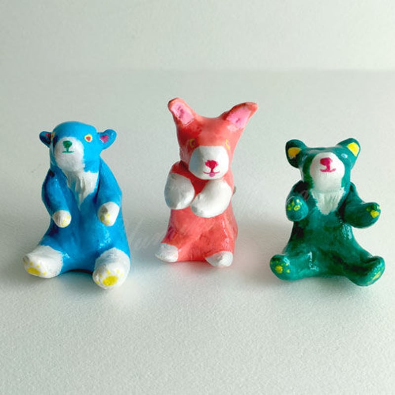 ANIMALS ワンワンワン犬だよ （1点物 ミニオブジェ） | miurayumiko