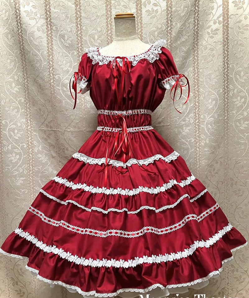 moonrisetheater タイニーローズワンピース　ロリィタ タイニーローズワンピース | Moonrise Theater