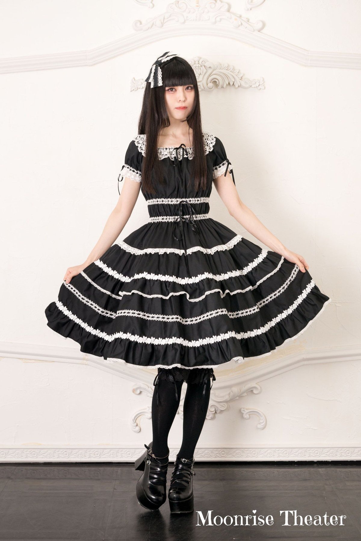 moonrisetheater タイニーローズワンピース　ロリィタ タイニーローズワンピース | Moonrise Theater