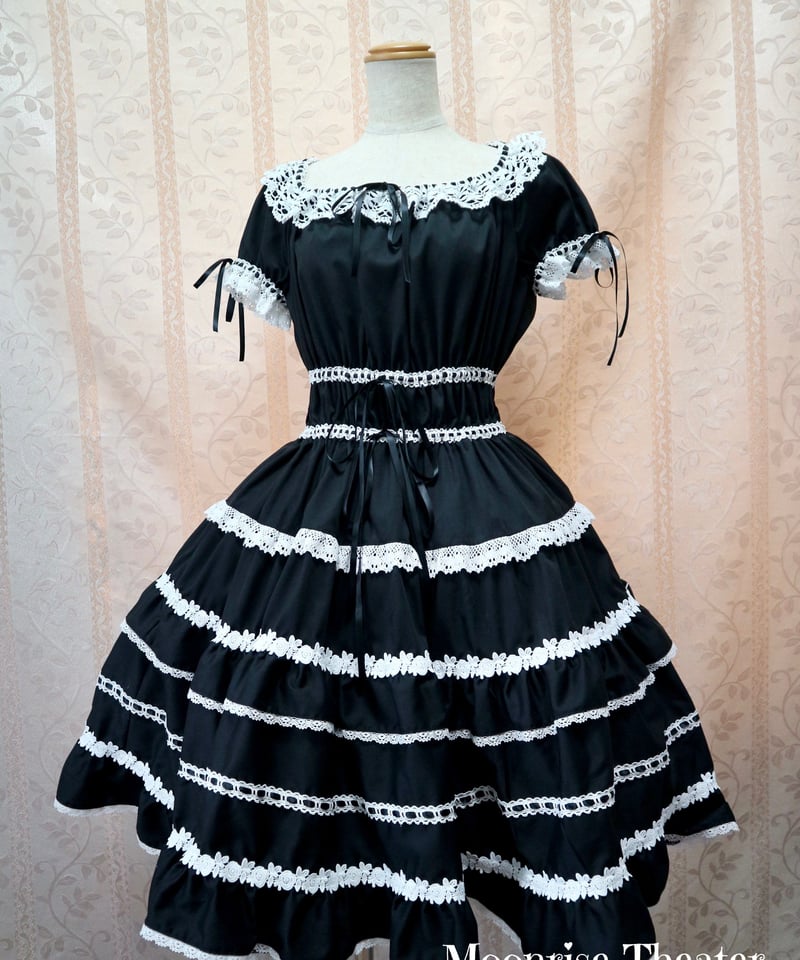 moonrisetheater タイニーローズワンピース　ロリィタ タイニーローズワンピース | Moonrise Theater