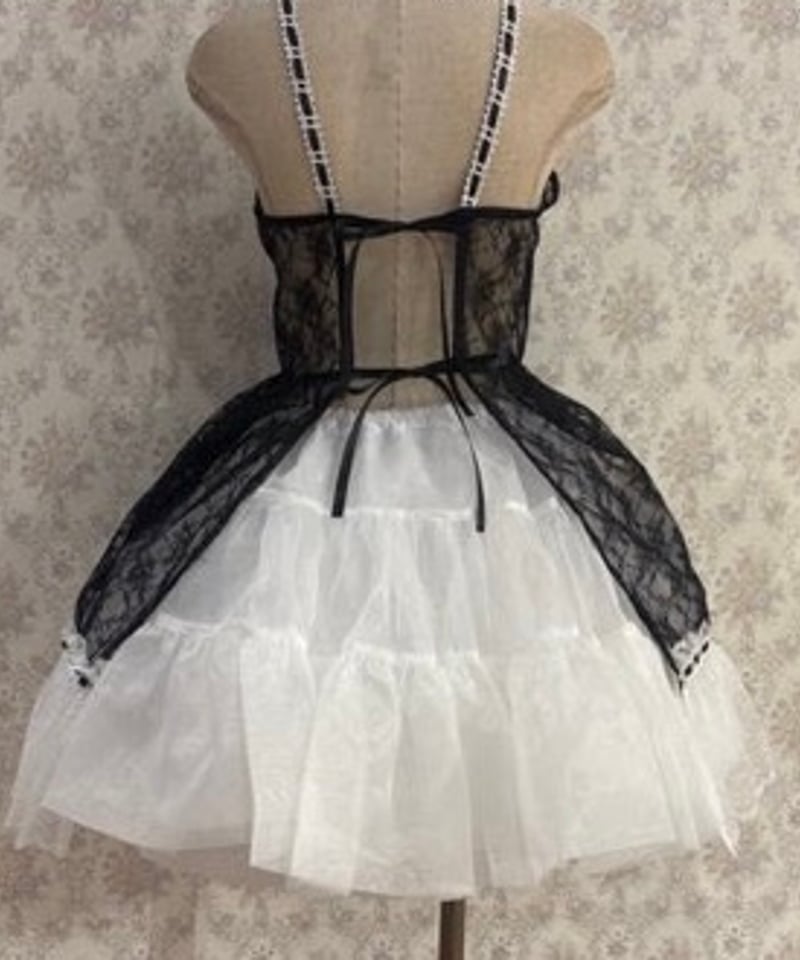 HISCHRONE エプロンドレス エプロンドレス プリーツエプロン ブラック | E'PICE