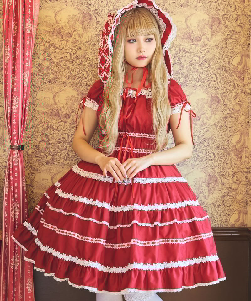 moonrisetheater タイニーローズワンピース ロリィタ タイニーローズワンピース | Moonrise Theater