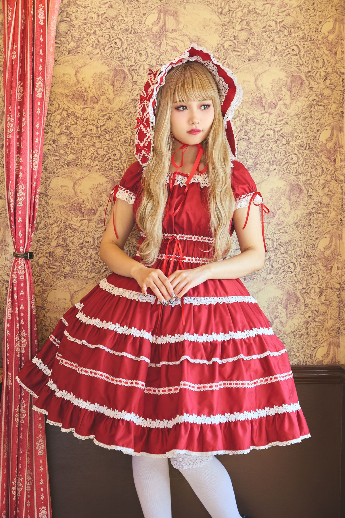 moonrisetheater タイニーローズワンピース　ロリィタ タイニーローズワンピース | Moonrise Theater