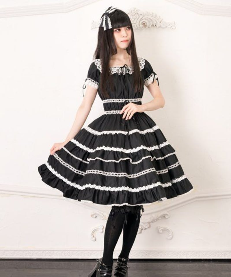 moonrisetheater タイニーローズワンピース　ロリィタ タイニーローズワンピース | Moonrise Theater