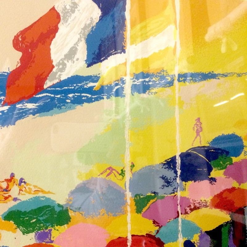 リロイ・ニーマンLeRoy Neiman / ドゥービルの海岸 シルクスクリーン