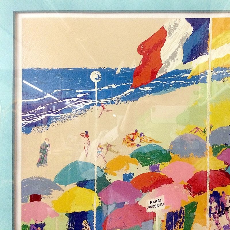 リロイ・ニーマンLeRoy Neiman / ドゥービルの海岸 シルクスクリーン