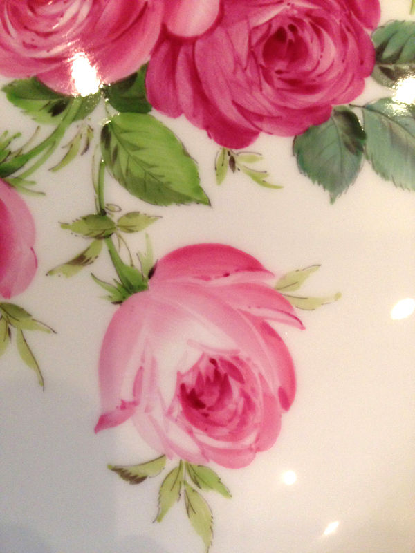世界限定100 マイセン陶板(プラーク)薔薇のブーケ42.5×38 | 美術品専門