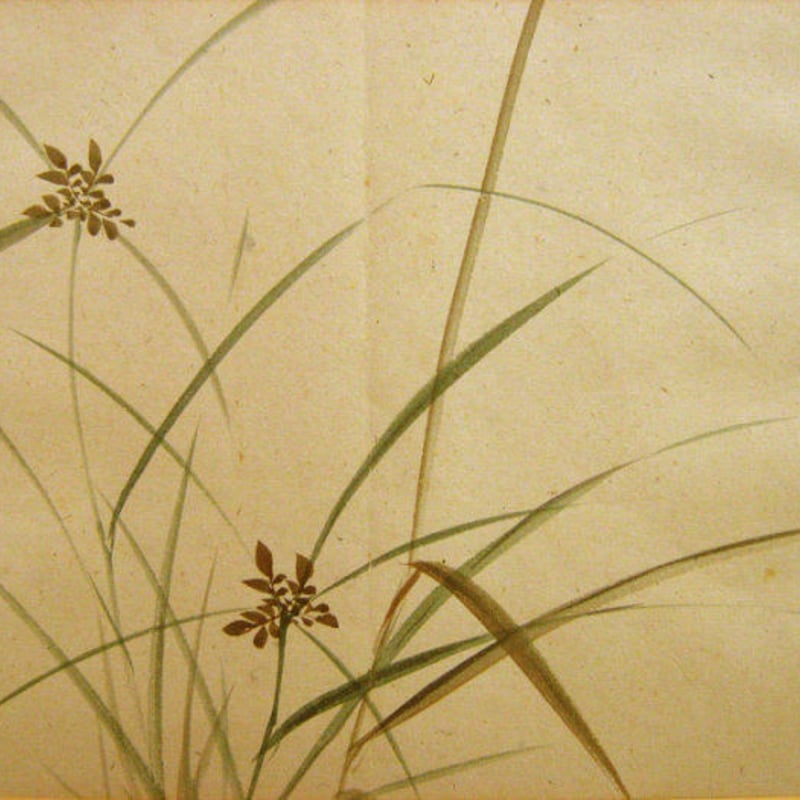 竹内栖鳳 肉筆画 【 指 月 布 袋 図 、 若 松 図 】画帖画軸仕立て品 竹内栖鳳 肉筆双幅図 【 鶴 亀 】 慶事掛軸 桐箱 肉筆画【画帖画