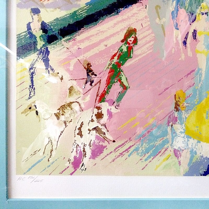 リロイ・ニーマンLeRoy Neiman / ドゥービルの海岸 シルクスクリーン