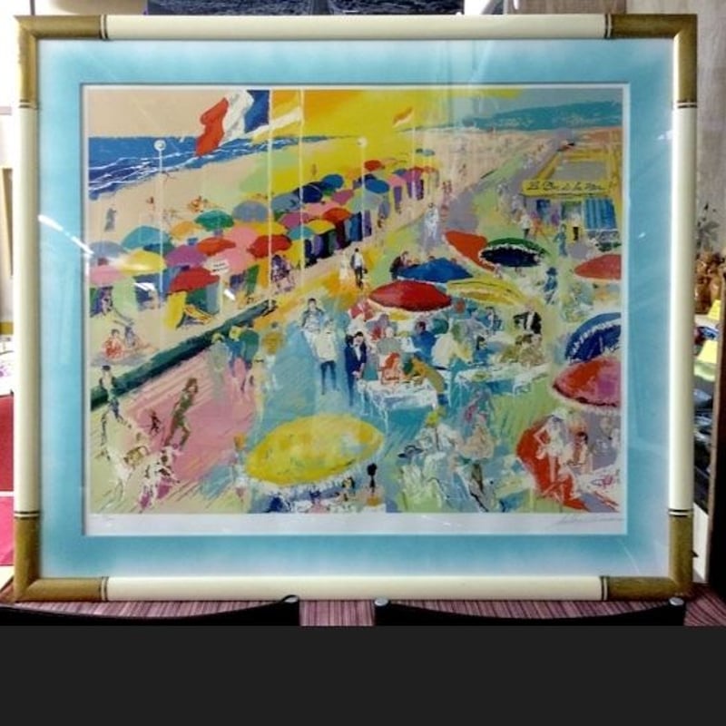 リロイ・ニーマンLeRoy Neiman / ドゥービルの海岸 シルクスクリーン