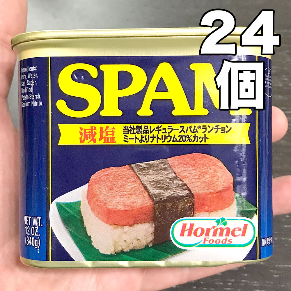 ホーメル減塩スパム340g×48個(2ケース) (ホーメル スパム 25 ホーメル減塩スパム340g×48個(2ケース) (ホーメル スパム 25