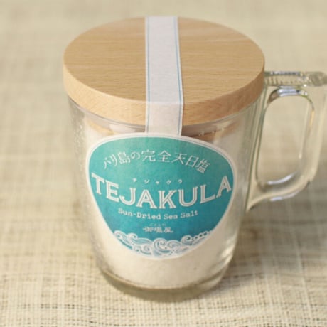 TEJAKULA 完全天日塩 あらじおマグ 150 g｜バリ島海水100％・強化ガラスボトル入り粗塩