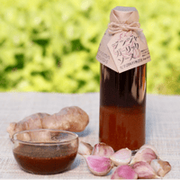 manma naturals  ジンジャーガーリックソース 220 g｜生姜・にんにく生すりおろし＋木桶醸造醤油使用