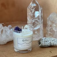 Hiroe Style AMETHYST & CRYSTAL CANDLE（アメジストキャンドル）
