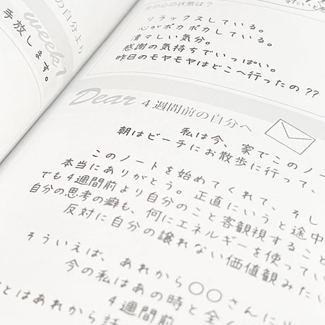 マインドフルネスノート  ～Be here be aware be present～ （ここに、気付き、存在する）