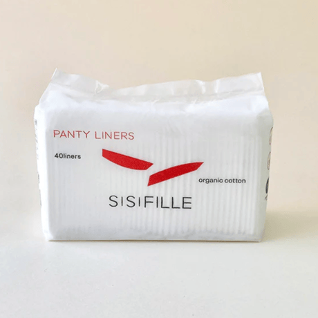 SISIFILLE PANTY LINERS 40枚入｜シシフィーユ オーガニックコットン100％ おりもの専用シート