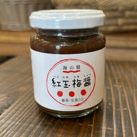 海の精 紅玉梅醤 番茶・生姜入り｜濃縮番茶入り梅干醤油 130 g