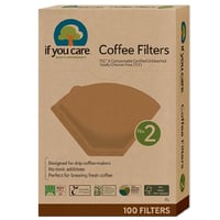 IF YOU CARE 無漂白コーヒーフィルター 1〜2杯用 100枚入り｜環境配慮型コーヒーフィルター