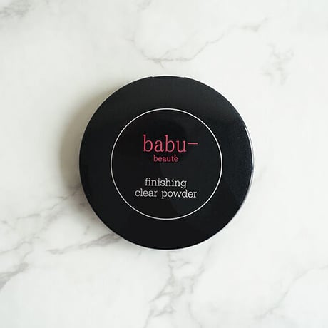 babu-beaute バブーボーテ　フィニッシングクリアーパウダー　コンパクトSET(パフ付)