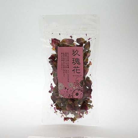 運龍堂 玖瑰花茶（マイカイカ）30 g｜無農薬ローズドライフラワー・癒しのハーブティー