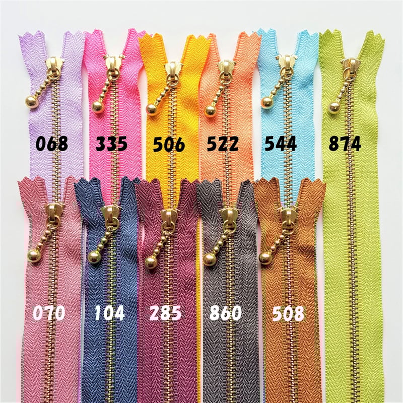 2本単位販売】 YKK (G) 25cm 玉付きファスナー 全25色 | 手芸 HL