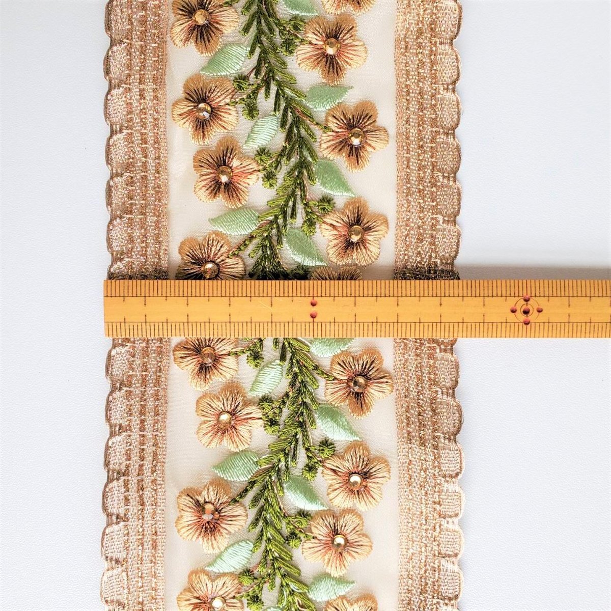 インド直輸入 カラフル刺繍リボン㉗ | 手芸 HL COMPANY ☆