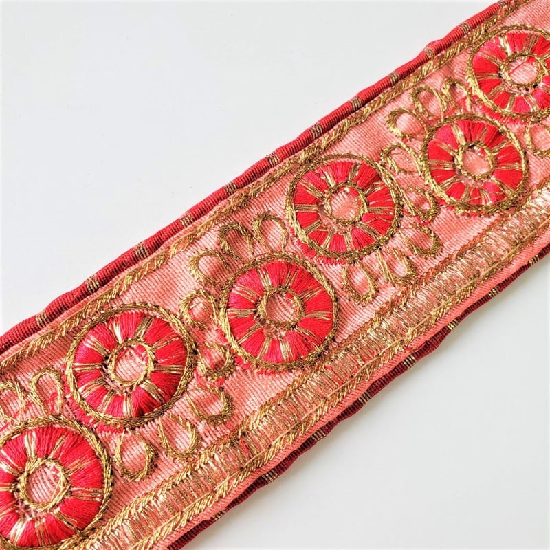 インド直輸入 カラフル刺繍リボン⑬ | 手芸 HL COMPANY ☆