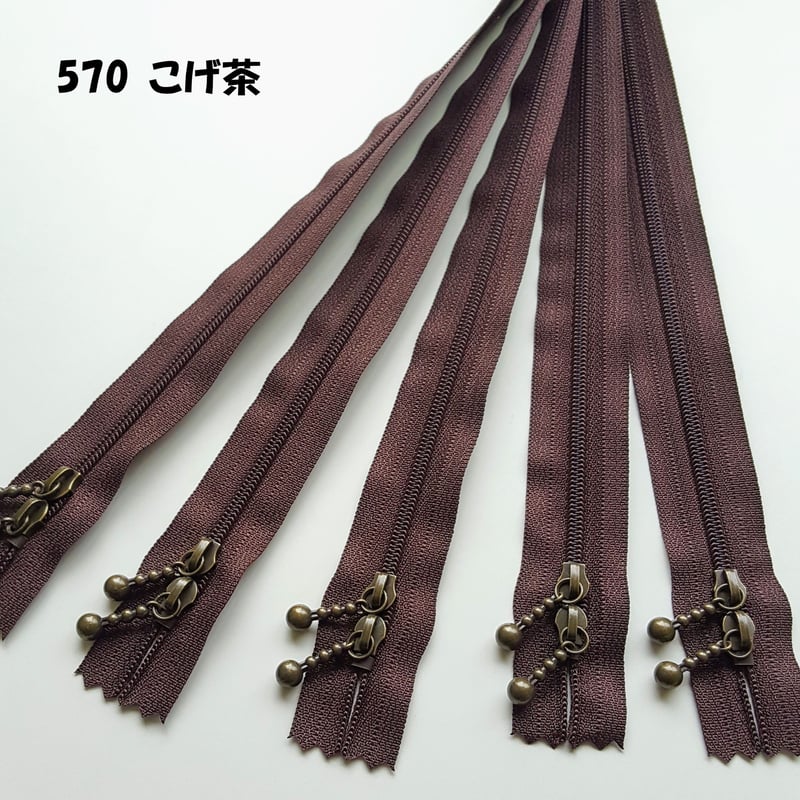 1本単位販売】YKK (AG) 40cm 両開玉付きファスナー 全8色 | 手芸 HL CO