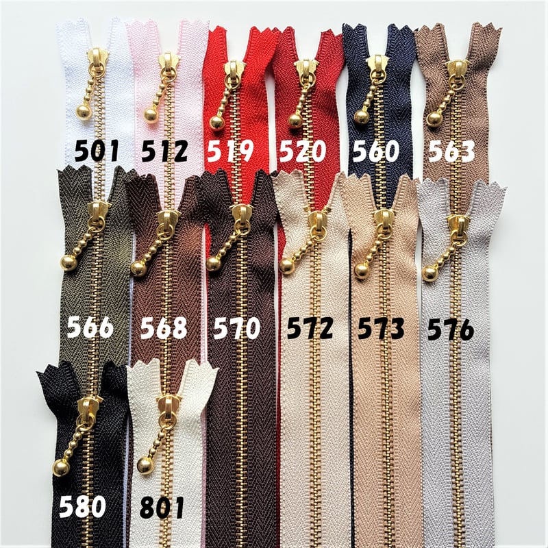 ＹＫＫ　2点購入 両開きコイルファスナー（玉付き） 50cm YKKファスナー 【メール