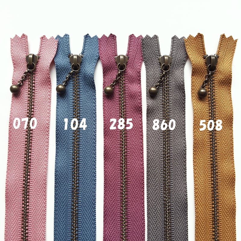 2本単位販売】 YKK (AG) 25cm 玉付きファスナー 全19色 | 手芸 HL