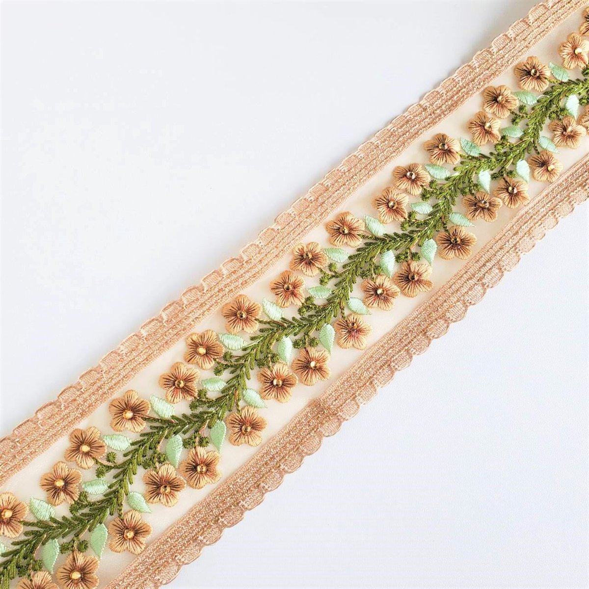 インド直輸入 カラフル刺繍リボン㉗ | 手芸 HL COMPANY ☆