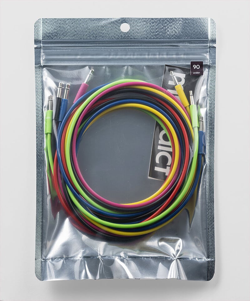 endorphin モジュラーシンセ パッチケーブル Slim Patch Cable 6 Color | moddict webshop
