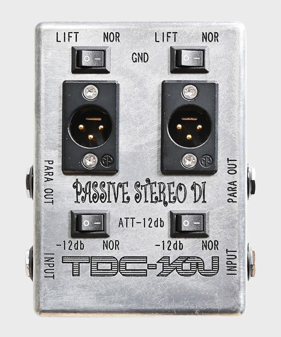 TDC-10U ATT-120 パッシブステレオダイレクトボックス TDC-YOU PASSIVE STEREO DI | moddict webshop