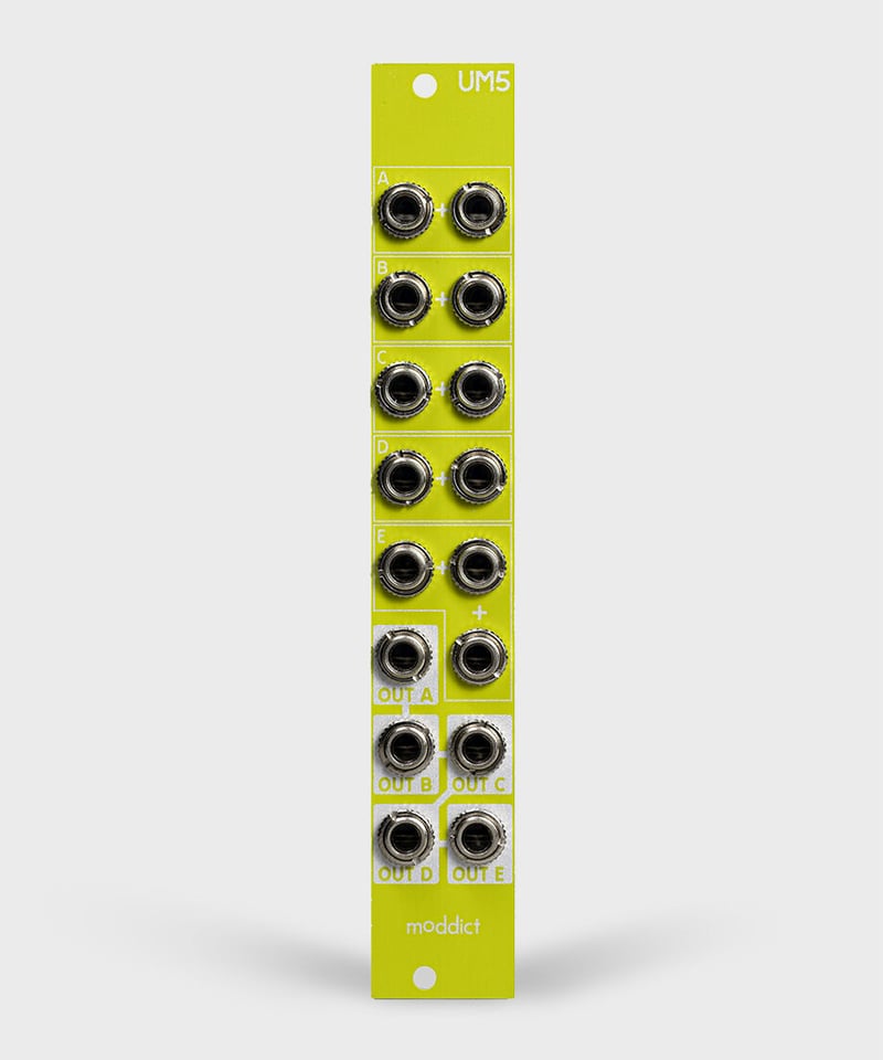 moddict UM5 モジュラーシンセ UM5 [5set Unity Mixer] | moddict webshop