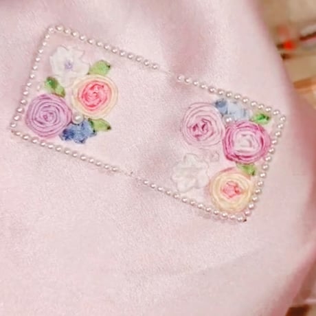 刺繍🌹プリンセスローズ