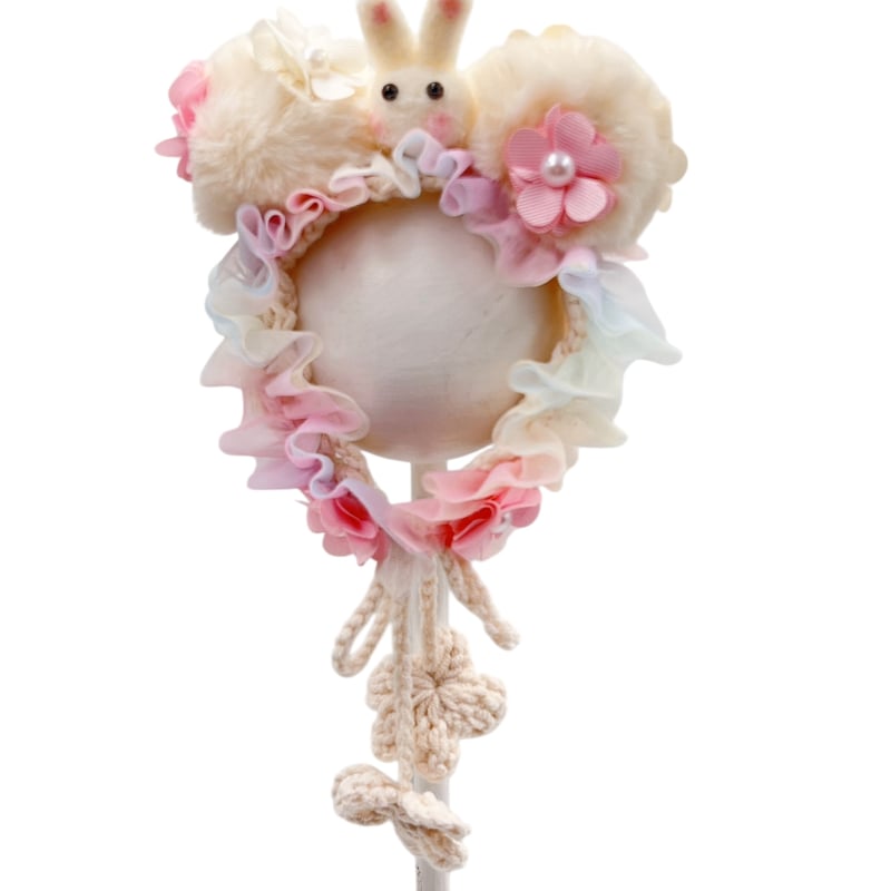 cfW🧸くま耳バブーシュカ／レインボーバブ | crazy for WAN