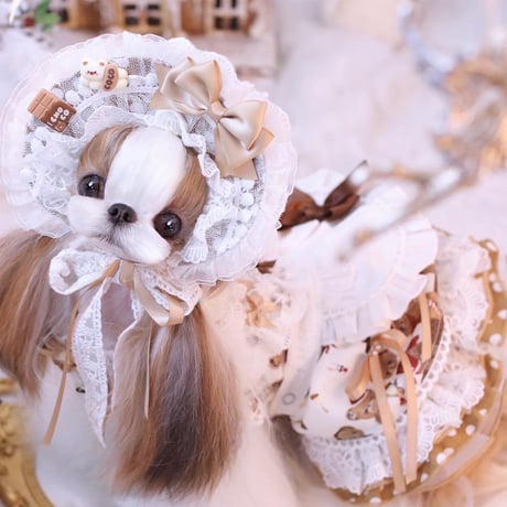 🧸✨Bear's tea party✨☕️   ドレス／ボンネットキャップ／フード付きボレロ