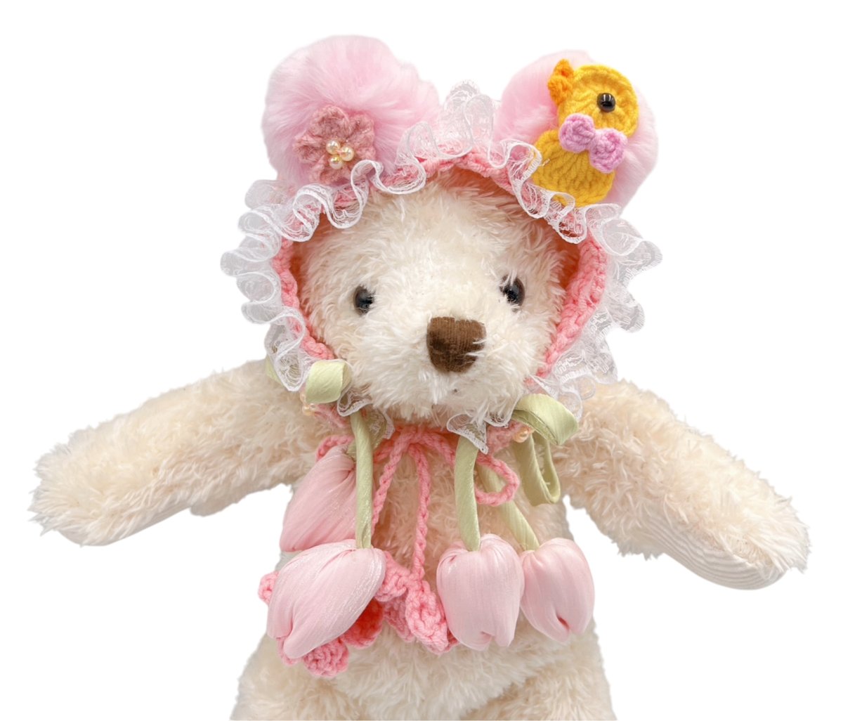 angelic pretty くまみみバブーシュカ cfW🧸くま耳バブーシュカ／Babyピンク | crazy for WAN