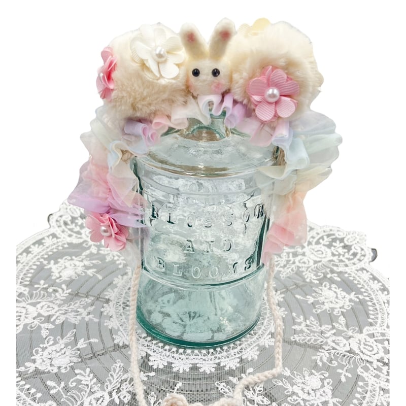 cfW🧸くま耳バブーシュカ／レインボーバブ | crazy for WAN