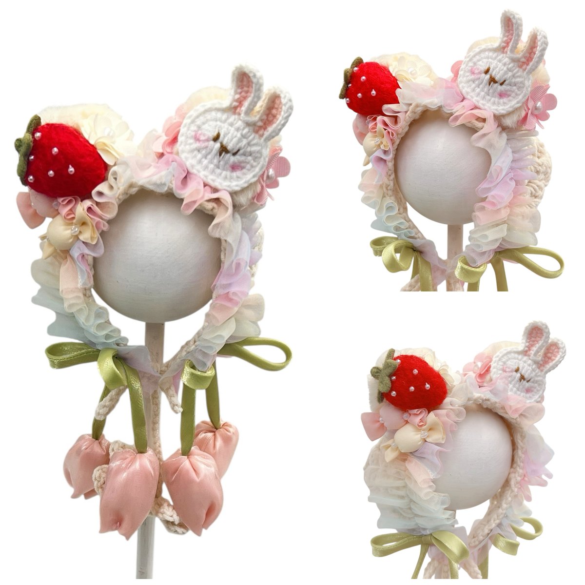 cfW🧸くま耳バブーシュカ／レインボーcuteバブ | crazy for WAN