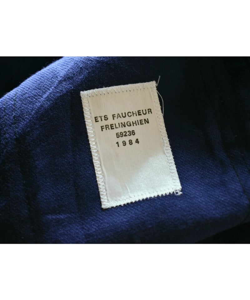 Deadstock 】80's AU MOLINEL フレンチワークジャケット BLUE