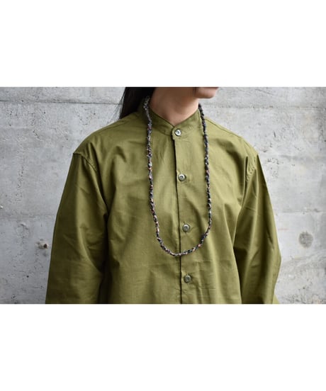Rinceaux 正絹古布 アソート3WAY グラスコード (MULTI) GREEN × BROWN